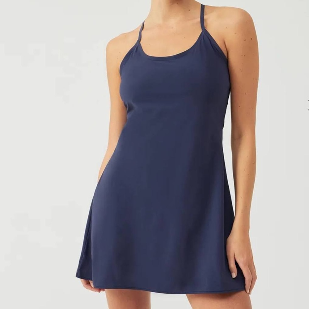 Outdoor Voices Navy Exercise Dress.